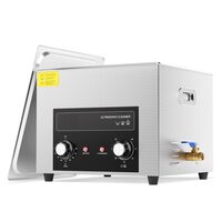 Aparat de curatat cu ultrasunete, Capacitate 15 l, 360W, frecventa ultra-înalta 40 kHz, Cosuri si camera interioare, Inox, 0 la 110°C