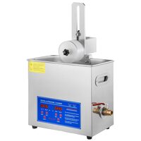 Aparat de curatat discuri vynil cu ultrasunete, 3 traductoare x 180W, frecventa ultra-inalta 40 kHz, Inox