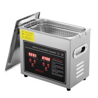 Aparat de curatat cu ultrasunete, Capacitate 3 l, 120W, frecventa ultra-inalta 40 kHz, Inox, 0-80℃, Panou digital