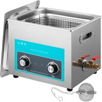 Aparat de curatat cu ultrasunete, Capacitate 15 l, 360 W, frecventa ultra-inalta 40 kHz, Inox, 20-80C, Panou mecanic