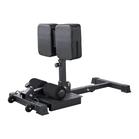 Aparat pentru fesieri, picioare si abdomen, Reglabil, max 120 kg, Otel, Pliabil