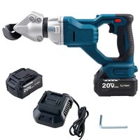 Foarfeca electrica pentru tabla cu acumulator, Cap pivotant 360 grade, Viteza variabila, 25000 Rpm, 400W, max 1.22 mm, Baterie Litiu 4 Ah