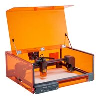 Masina de gravat cu laser 10 W, Zona de gravare 300 x 300 mm, Viteza 7000 mm/min, pentru lemn, piele, sticlă, anumite metale, compatibil cu LaserGRBL