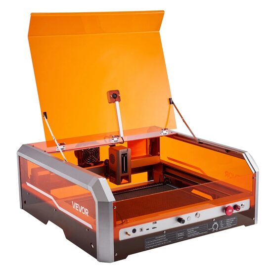 Masina de gravat cu laser 20 W, Camera incorporate, Zona de gravare 400 x 400 mm, Viteza 30000 mm/min