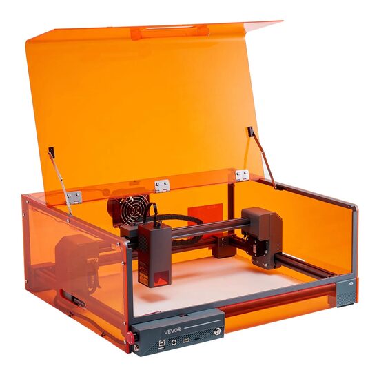 Masina de gravat cu laser 20 W, Camera incorporata, Zona de gravare 300 x 300 mm, Viteza 7000 mm/min