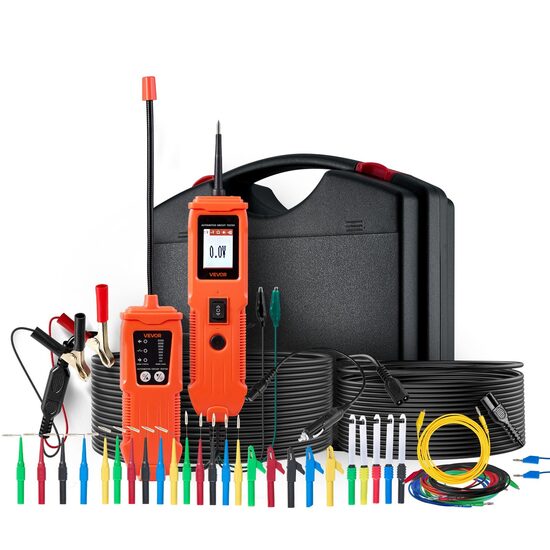 Kit testare circuite auto, 8-35 DCV, ecran TFT, cablu 6 m, Tensiune de testare 0-65 VDC, 30 sonde de testare pentru conectori de cablaj, senzori și injectoare