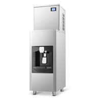 Masina de facut gheata cu Dozator automat, 200 kg/zi, Stocare 74 kg, Inox, Panou de control inteligent