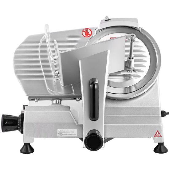 Feliator electric profesional pentru alimente, 0 – 12 mm, 200 W, viteza variabila 350-400 rpm, Lama inox 203 mm