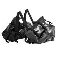 Set 2 genti pentru sa, 2x14 l, Negru, Dimensiuni 455 x 170 x 240 mm, Impermeabil