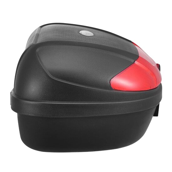 Cutie Top Case pentru motocicleta, Detasabila, 62 l, Incuietoare, 605 x 430 x 305 mm, panou reflectorizant