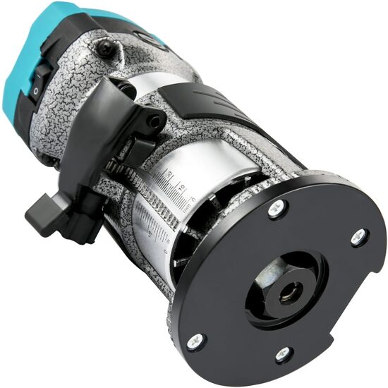 Masina de frezat compacta, 710W, viteza variabila 13000-33000 rpm, 3 pense de frezare, sistem de reglare a adancimii