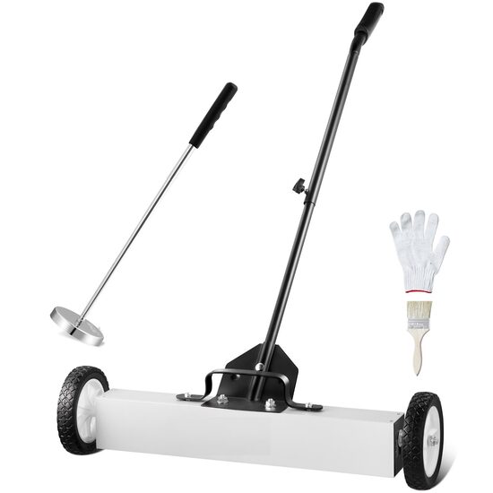 Set Matura magnetica si instrument telescopic, latime lucru 75 cm, Maner reglabil 770-1130 mm, Eliberare usoara deseuri