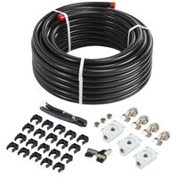 Set conducte cu fitinguri pentru compresoare aer, 30 m, Trei straturi HDPE/Aluminiu/HDPE, 14 Bar