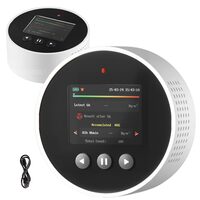 Detector radon, 3,3 Bq/m³ până la 37 kBq/m³, afisaj LCD color, baterie litiu de 2000 mA