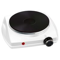 Plita electrica cu 1 x Arzator, Alb, Diametru 180 mm, 1500 W