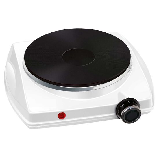 Plita electrica cu 1 x Arzator, Alb, Diametru 180 mm, 1500 W
