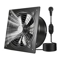 Ventilator evacuare pentru spatii comerciale, Regulator viteza, Otel, 70 W, 2647m³/h, diametru 305 mm