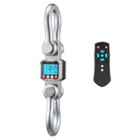 Cantar electronic cu carlig 10 tone, Afisaj LED luminos, precizie 2000 g, Corp din aluminiu turnat, Telecomanda