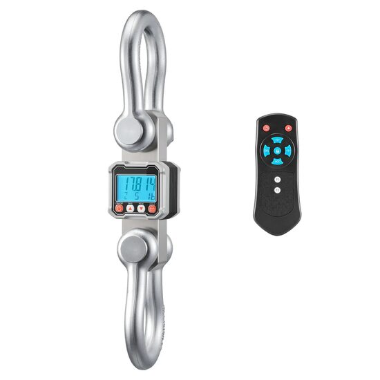 Cantar electronic cu carlig 10 tone, Afisaj LED luminos, precizie 2000 g, Corp din aluminiu turnat, Telecomanda