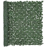 Gard artificial confidentialitate iedera, 1.5 x 2.5 m, Verde, rezistent UV