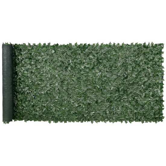 Gard artificial confidentialitate iedera, 1.5 x 4 m, Verde, Densitate mare, rezistent UV