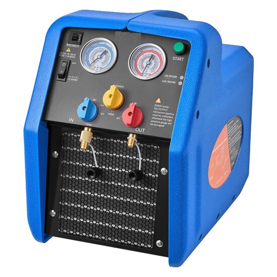 Aparat de recuperare a agentului frigorific A1 (R12, R401A, R404A, R134a, R22, R407C, R407A, R407B, R410A, R507) și A2L (R32, R1234yf), 0.75 CP, 1450 rpm