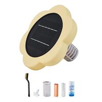 Ionizator solar pentru piscina, max 170 mc, IPX8, Mentinere pH 7.2-7.6, 50 x benzi testare, Galben