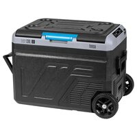 Lada frigorifica profesionala cu compresor, Troller, 50 l, Panou tactil, Porturi USB-A, USB-C, Alimentare DC 12/24 V si adaptor 220 V, aplicatie Smart