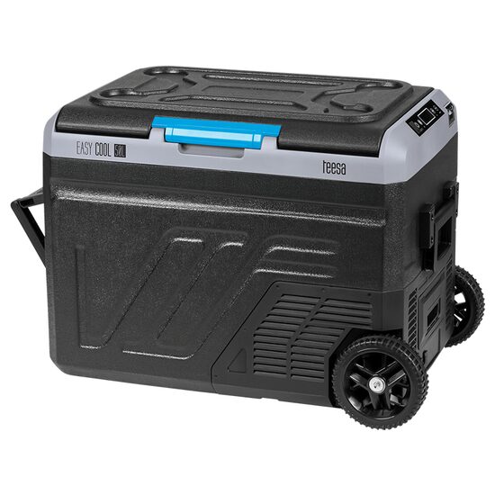 Lada frigorifica profesionala cu compresor, Troller, 50 l, Panou tactil, Porturi USB-A, USB-C, Alimentare DC 12/24 V si adaptor 220 V, aplicatie Smart