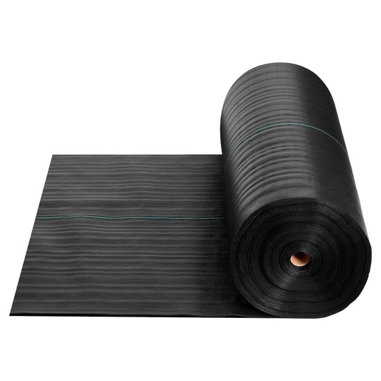 Geotextil de inalta densitate 168 g/m², contra buruienilor, 0.9 x 30.5 m, Negru