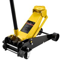 Cric hidraulic de podea cu profil redus, Capacitate 3 Tone, 130-500 mm, 1 x piston