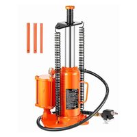 Cric hidraulic tip butelie, capacitate 12 T, ridicare 265-505 mm, pneumatic/manual