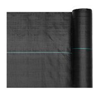 Geotextil de inalta densitate 90 g/m², contra buruienilor, 0.4 x 30.5 m, Negru