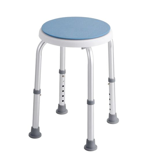 Scaun de dus cu sezut rotativ pentru persoane cu dizabilitati, max 136 kg, Anti-derapant, aluminiu