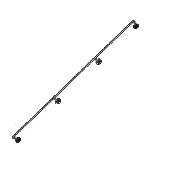 Mana curenta, Lungime 300 cm, Otel, Negru, max 200 kg