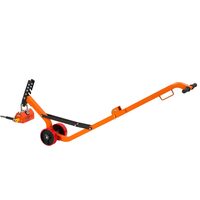 Carucior cu palan magnetic pentru ridicarea capacelor de canalizare, max 600 kg, 2 x roti, magnet Neodim N42