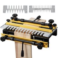 Accesoriu pentru frezat coada de randunica, Latime 310 mm, 4 freze si 6 sabloane incluse
