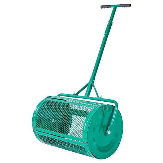 Distribuitor compost, Latime 67 cm, reglabil inaltime, Otel, capacitate 70 l, Verde