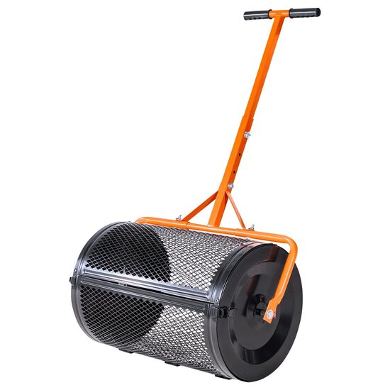 Distribuitor compost, Latime 67 cm, reglabil inaltime, Otel, capacitate 70 l, Negru