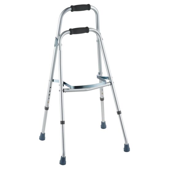 Cadru de mers pliabil cu un singur brat, Inaltime reglabila pe 6 niveluri, max 160 kg