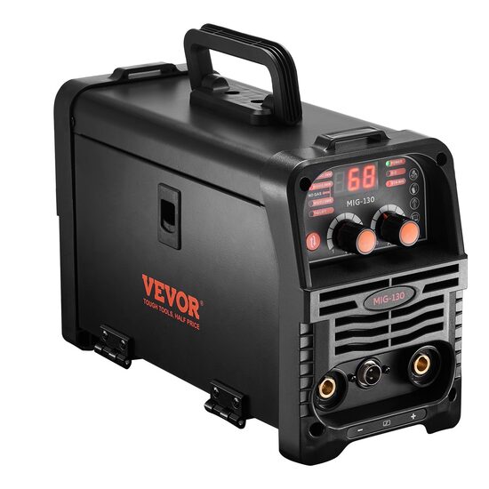 Aparat de sudura multiproces 3 in 1 MIG/Stick/Lift TIG cu miez de flux, tehnologie invertor IGBT 130 A, Ecran digital