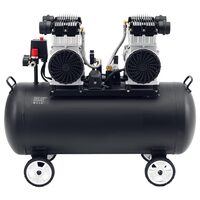 Compresor portabil fara ulei Ultra-silentios, 3000 W, 300 l/min, 8 Bar, Capacitate rezervor 75 l