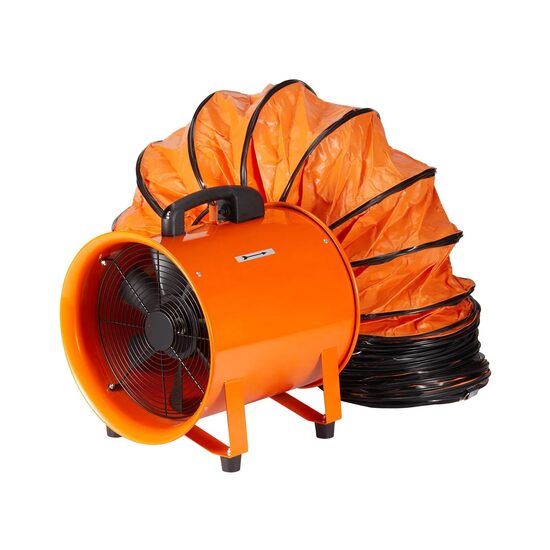 Ventilator evacuare aer cu tubulatura de 10 m, 145 W, debit 220 m³/h, IP 44, 2550 rpm, Diametru 203 mm
