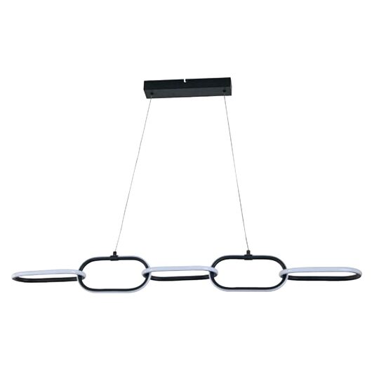 Pendul led 36 W, 2100 lm, 180-240V, Negru, IP20, 120 x 108 cm
