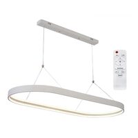 Pendul led 144 W 3CCT,  10080 lm, Negru, dimabila, telecomanda, 100x120 cm