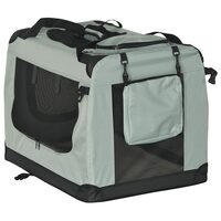Geanta transport animale, cadru pliabil, 60x42x42 cm, pereti ventilati