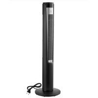 Ventilator turn, Oscilatie 70 grade, 3 x viteze, temporizare 12 ore, 58 dB, Negru, 60 W