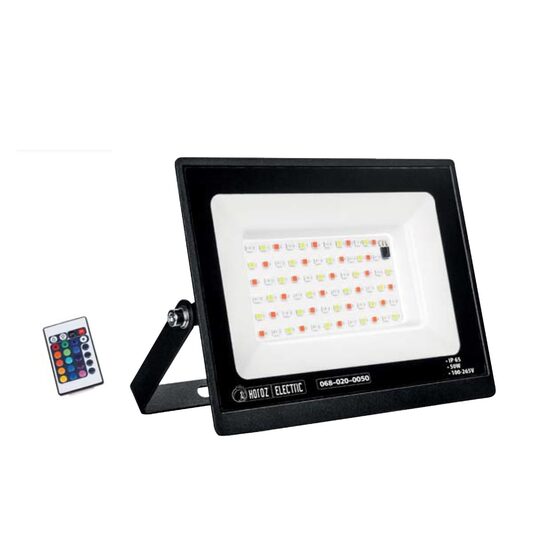 Proiector led RGB, Remix-20 W, 1600 lm, IP65, tensiune 100–260V