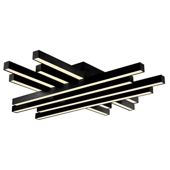 Candelabru led 132 W, Lumina naturala 4000K, Flux 3165 lm, Aluminiu, Metal, Sticla, L790 x l790 x H105 mm