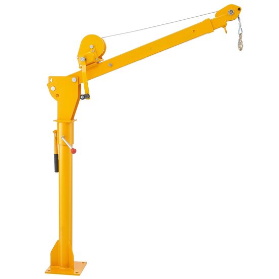 Macara pliabila pentru camioneta, pivotanta la 360 de grade, Capacitate 500 kg, Telescopica